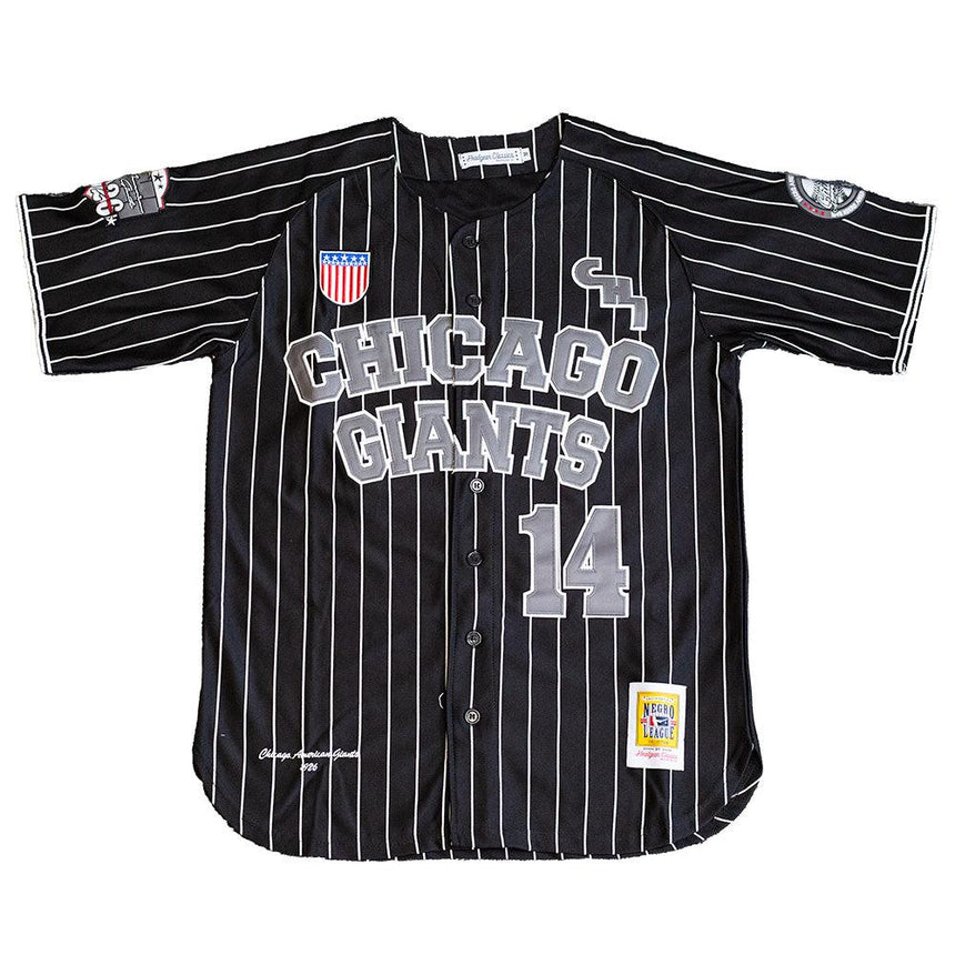 CHICAGO CUBS STRIPED YOUTH BASEBALL JERSEY (BLACK) - Allstarelite.com