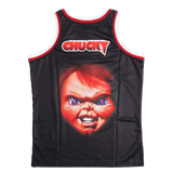 CHILDS PLAY CHUCKY BASKETBALL JERSEY BLACK - Allstarelite.com