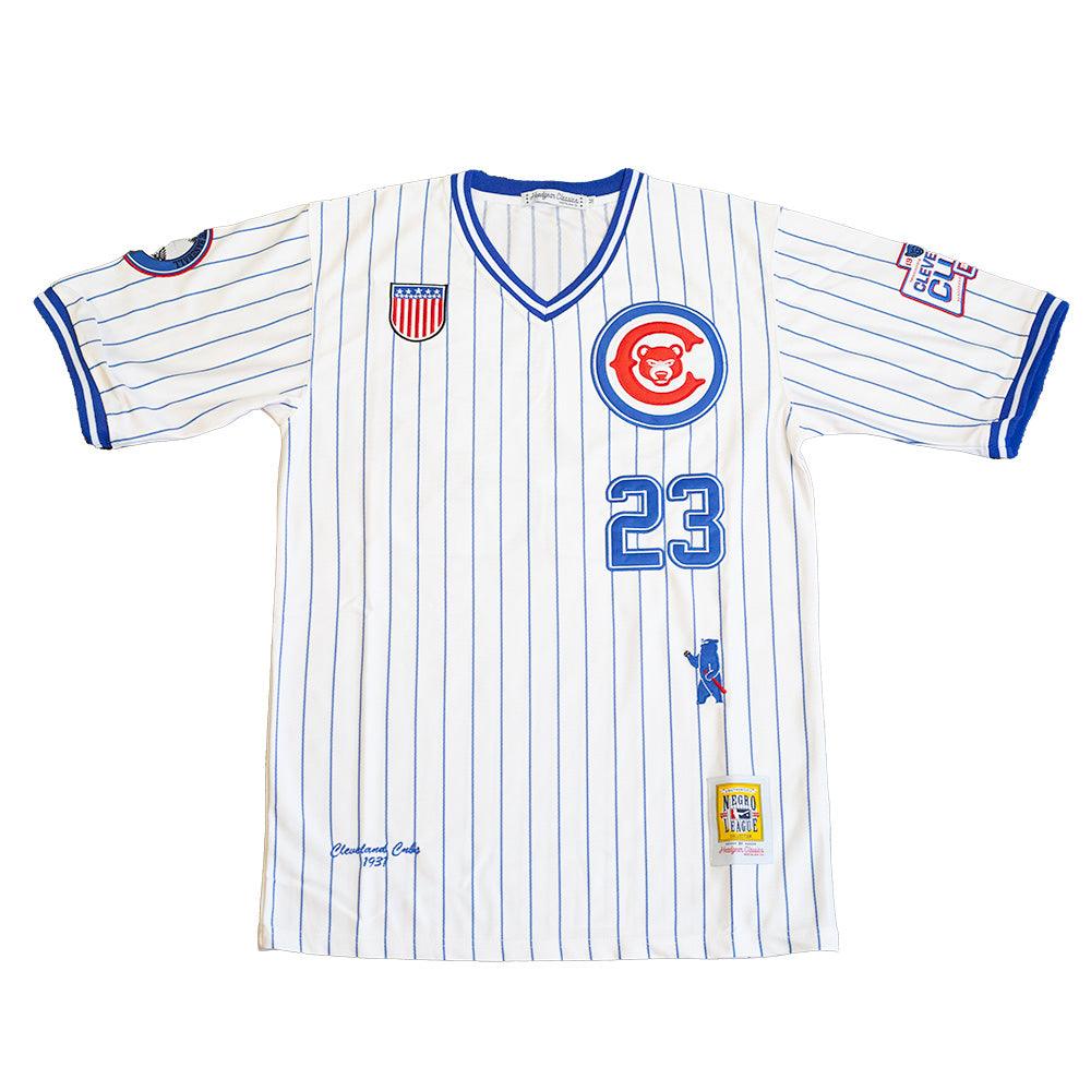 CLEVELAND CUBS STRIPED BASEBALL JERSEY - Allstarelite.com