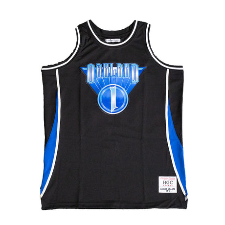 DAMIAN LILLARD ALTERNATE BLACK HIGH SCHOOL BASKETBALL JERSEY BLACK - Allstarelite.com