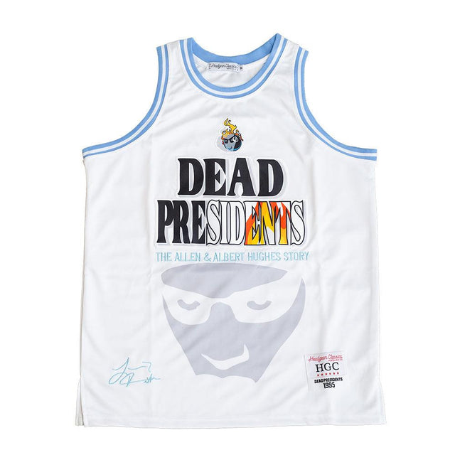 DEAD PRESIDENTS CAPITAL BASKETBALL JERSEY (WHITE) - Allstarelite.com