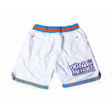 DONT BE A MENACE BASKETBALL SHORTS (WHITE)