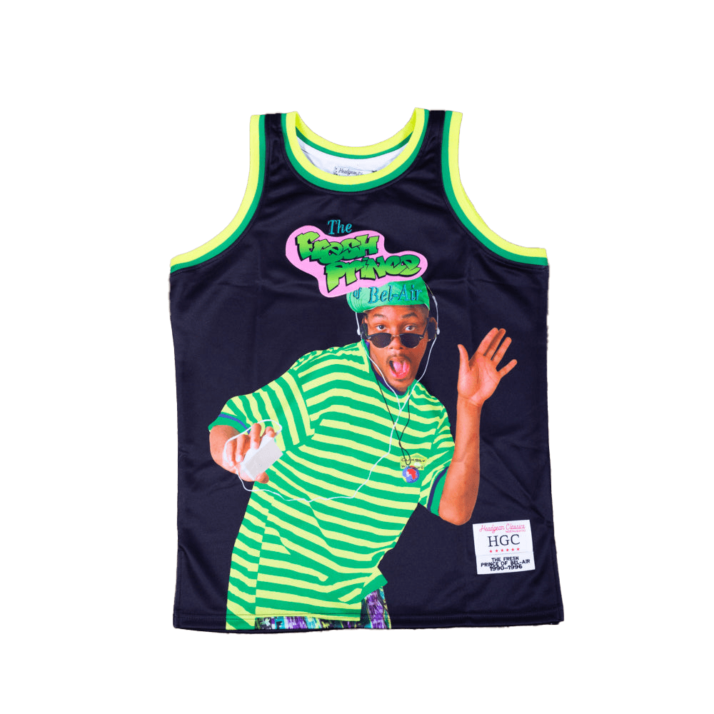 THE FRESH PRINCE BASKETBALL JERSEY (BLACK)