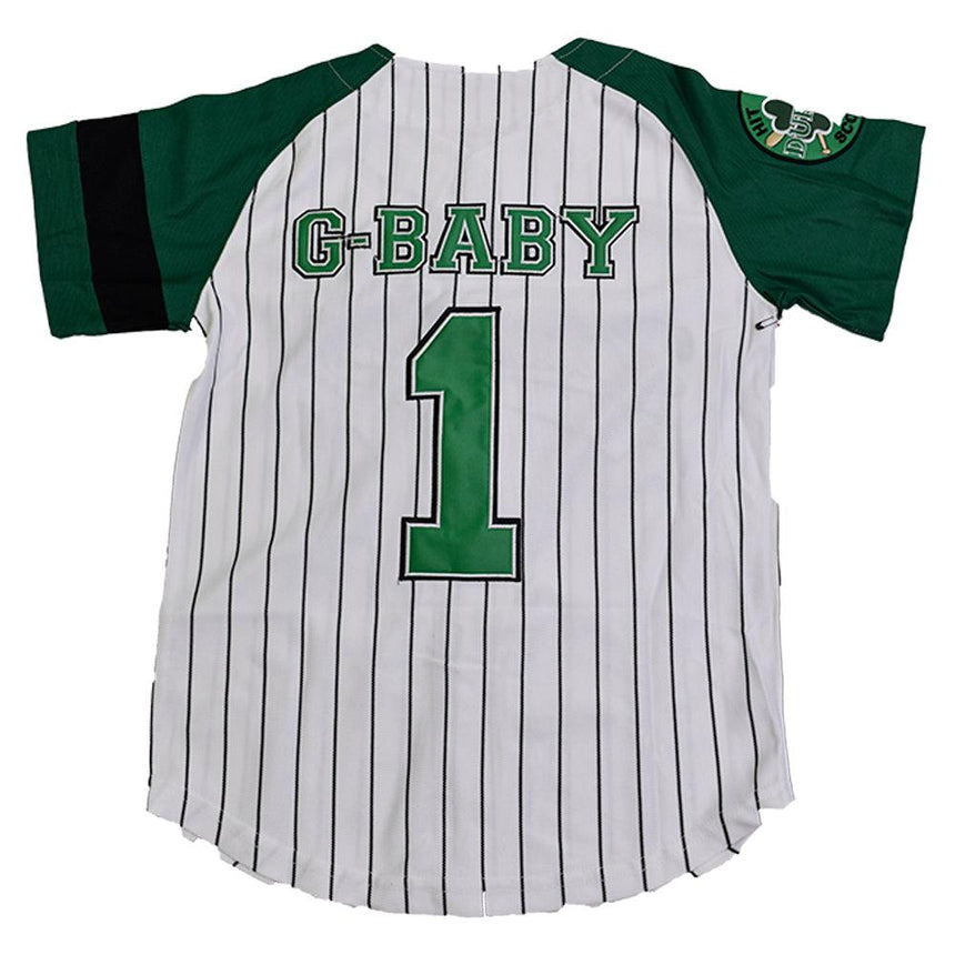 YOUTH G-BABY BASEBALL JERSEY (WHITE/GREEN)