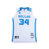 GIANNIS HELLAS TEAM GREECE YOUTH AUTHENTIC BASKETBALL JERSEY - Allstarelite.com