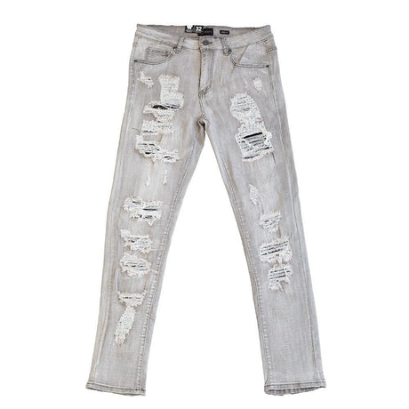 GREY WASH SKINNY JEANS - Allstarelite.com