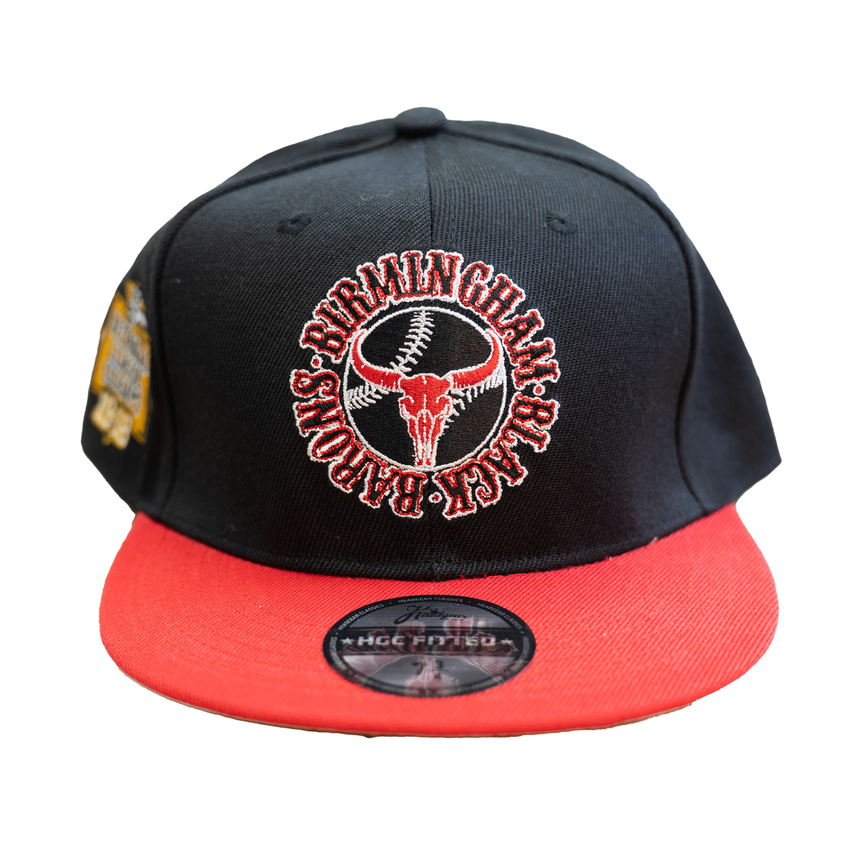 BIRMINGHAM BLACK BARONS LEAGUE CHAMPS FITTED HAT (BLACK)