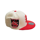 ATLANTA BLACK CRACKERS FITTED HAT (CREAM)