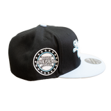 LOS ANGELES WHITE SOX FITTED HAT (BLACK)