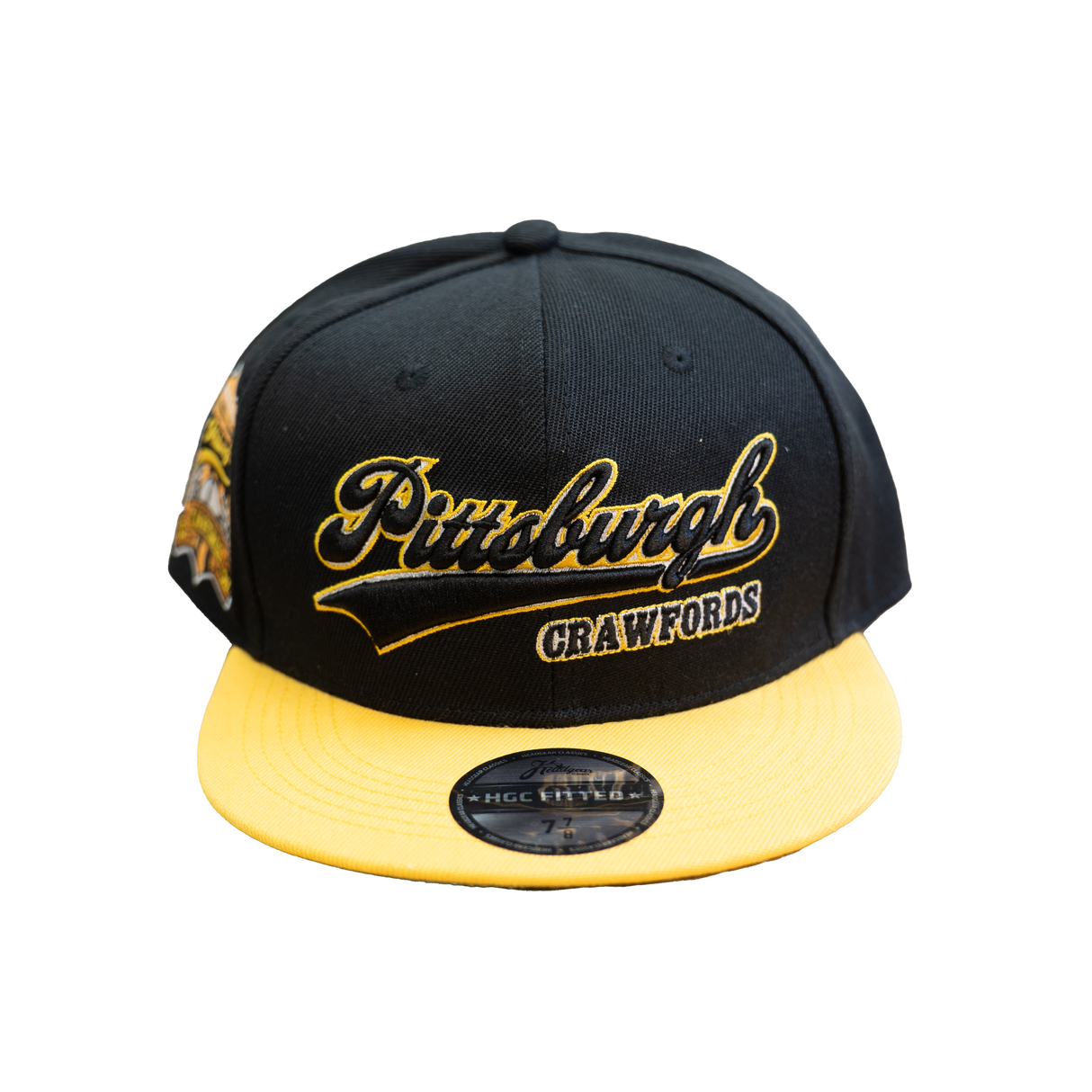 PITTSBURG CRAWFORDS NATIONAL LEAGUE FITTED HAT (BLACK)