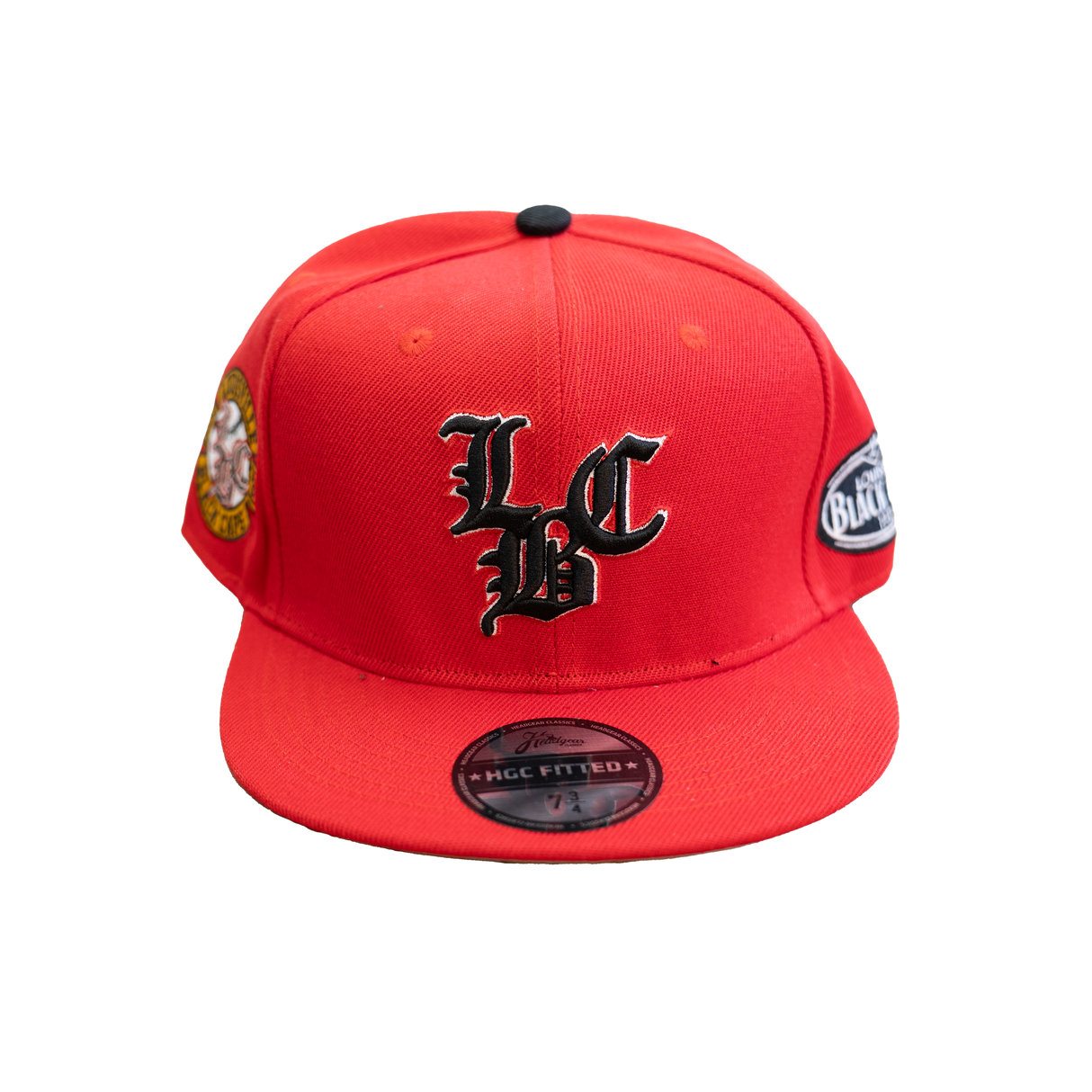 LOUISVILLE BLACK CAPS FITTED HAT (RED)