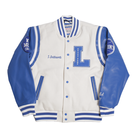 HE GOT GAME SHUTTLESWORTH WHITE YOUTH VARSITY JACKET - Allstarelite.com