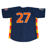 HOUSTON EAGLES NAVY NL BASEBALL JERSEY - Allstarelite.com