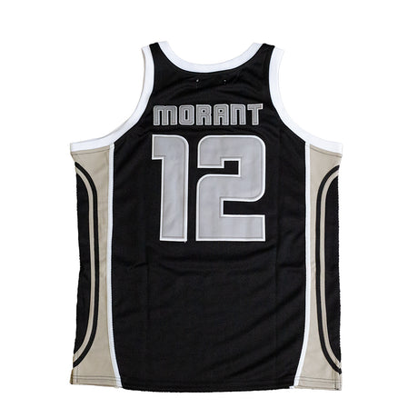 JA MORANT ALTERNATE GRAY/BLACK HIGH SCHOOL BASKETBALL JERSEY GREY - Allstarelite.com