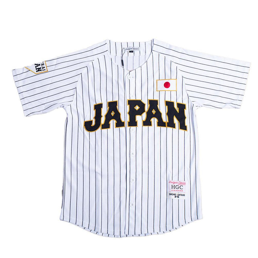 JAPAN NATIONAL YOUTH BASEBALL OHTANI BUTTON DOWN JERSEY - Allstarelite.com