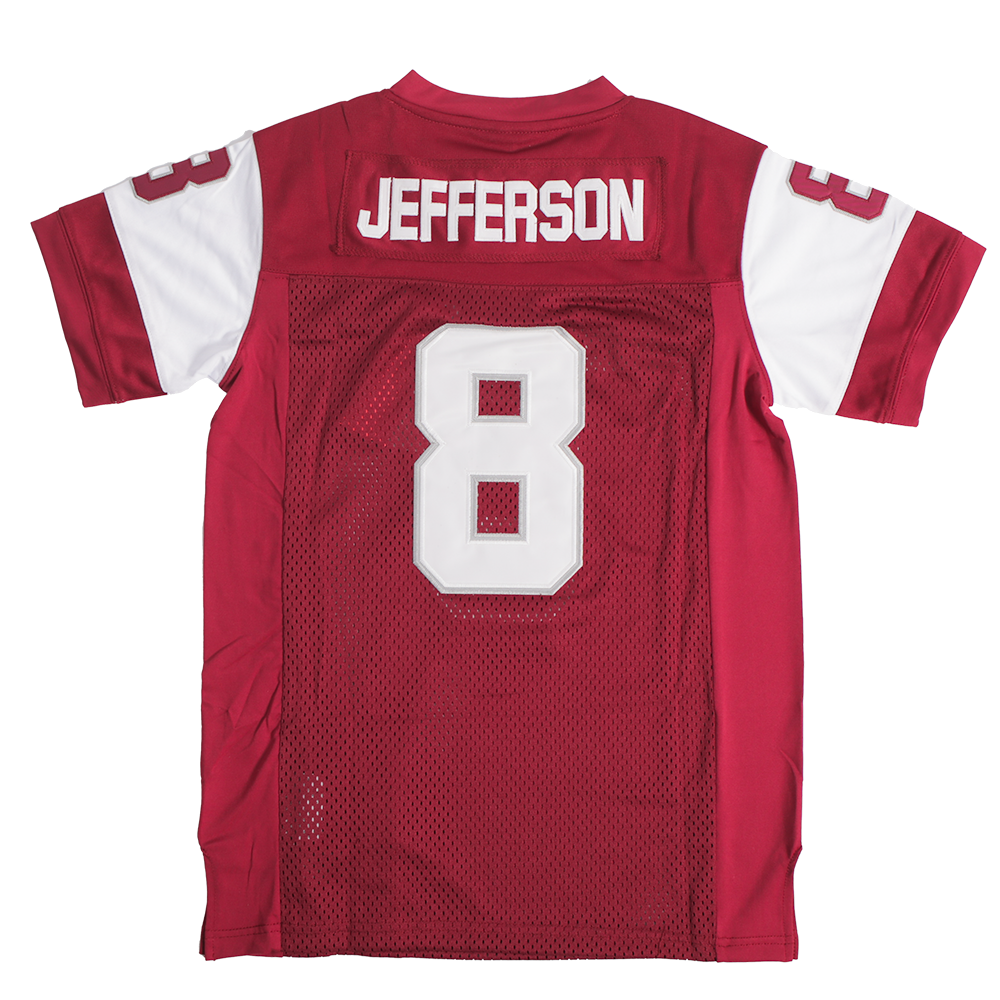 JUSTIN JEFFERSON HS FOOTBALL JERSEY RED - Allstarelite.com