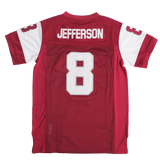 JUSTIN JEFFERSON HS FOOTBALL JERSEY RED - Allstarelite.com