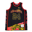 KOBE BRYANT BRUCE LEE LOS ANGELES BLACK PATTERN BASKETBALL JERSEY - Allstarelite.com