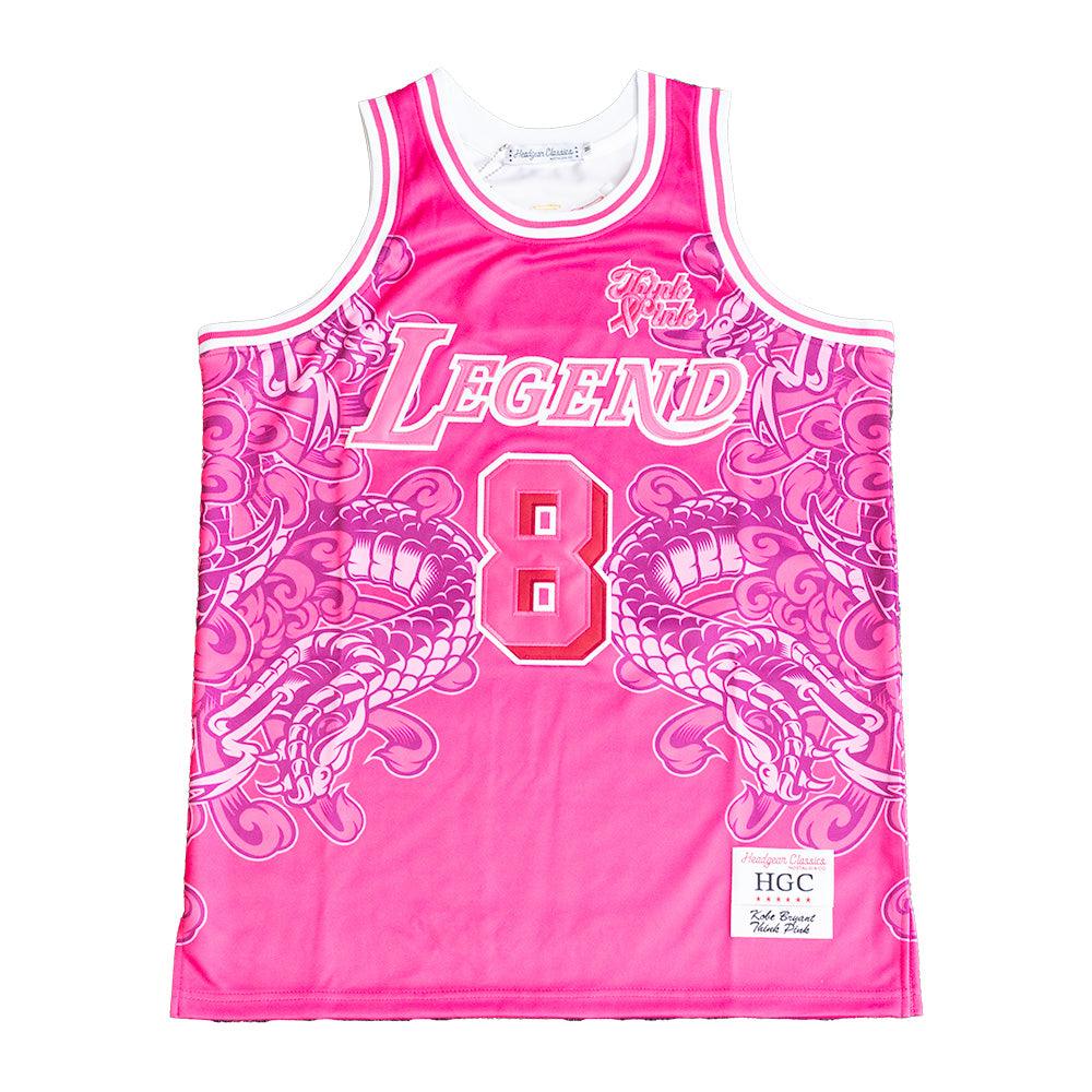 KOBE BRYANT LEGEND SNAKE THINK PINK BASKETBALL JERSEY - Allstarelite.com