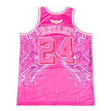 KOBE BRYANT LEGEND SNAKE THINK PINK BASKETBALL JERSEY - Allstarelite.com