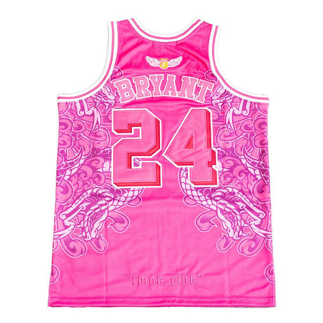 KOBE BRYANT LEGEND SNAKE THINK PINK BASKETBALL JERSEY - Allstarelite.com