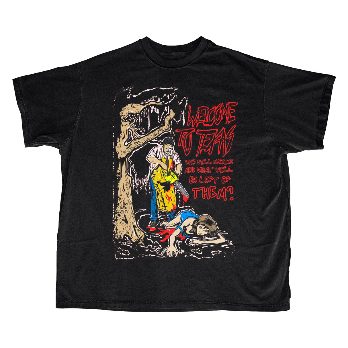 TEXAS CHAINSAW T-SHIRT (BLACK)