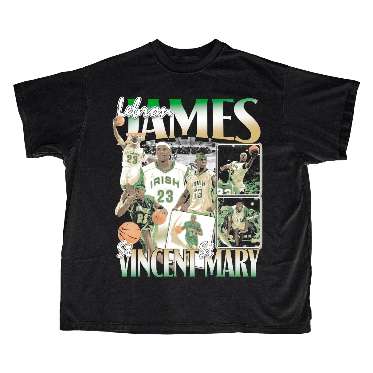 LEBRON JAMES SUSM BOOTLEG T-SHIRT (BLACK)