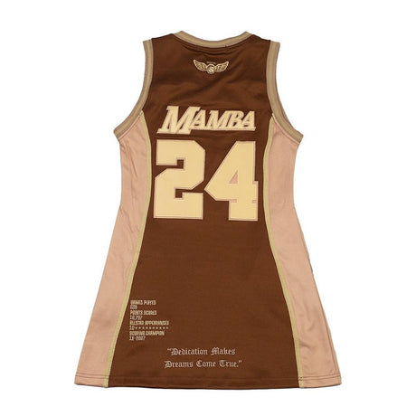 LEGEND MAMBA BROWN JERSEY DRESS - Allstarelite.com