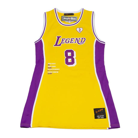 LEGEND MAMBA YELLOW JERSEY DRESS - Allstarelite.com