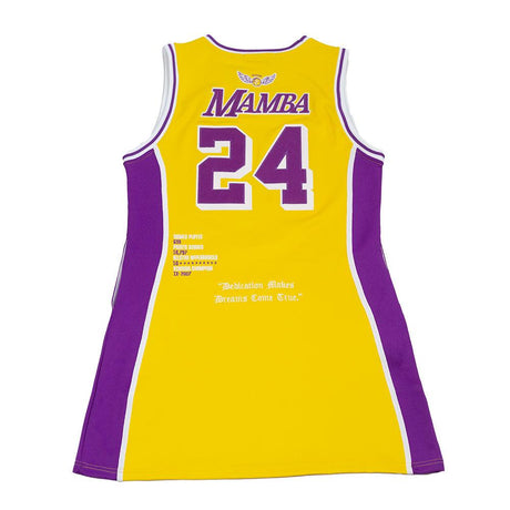 LEGEND MAMBA YELLOW JERSEY DRESS - Allstarelite.com