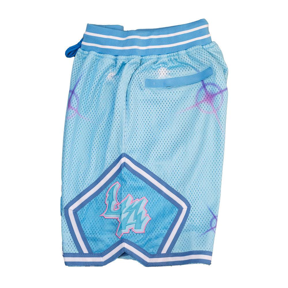 LOS ANGELES AIRBRUSH BASKETBALL SHORTS - Allstarelite.com