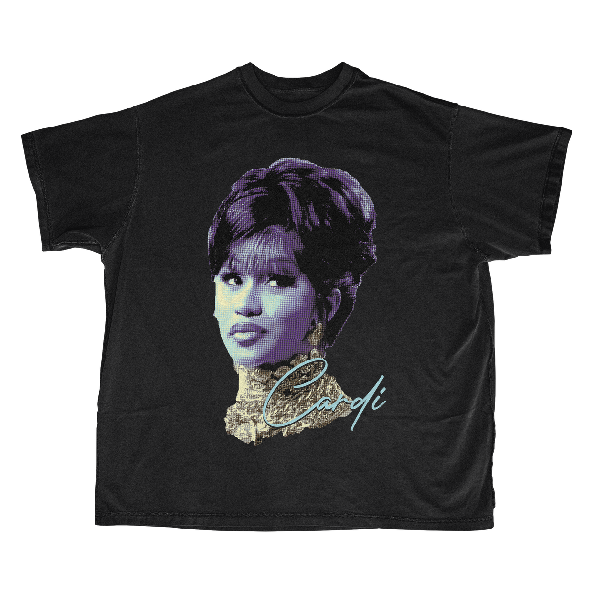 CARDI BIG HEAD T-SHIRT