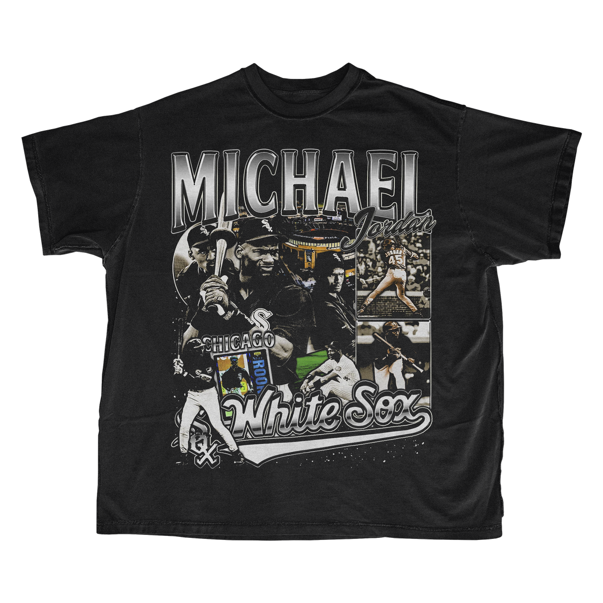 MICHAEL JORDAN WHITE SOX SPORTS T-SHIRT