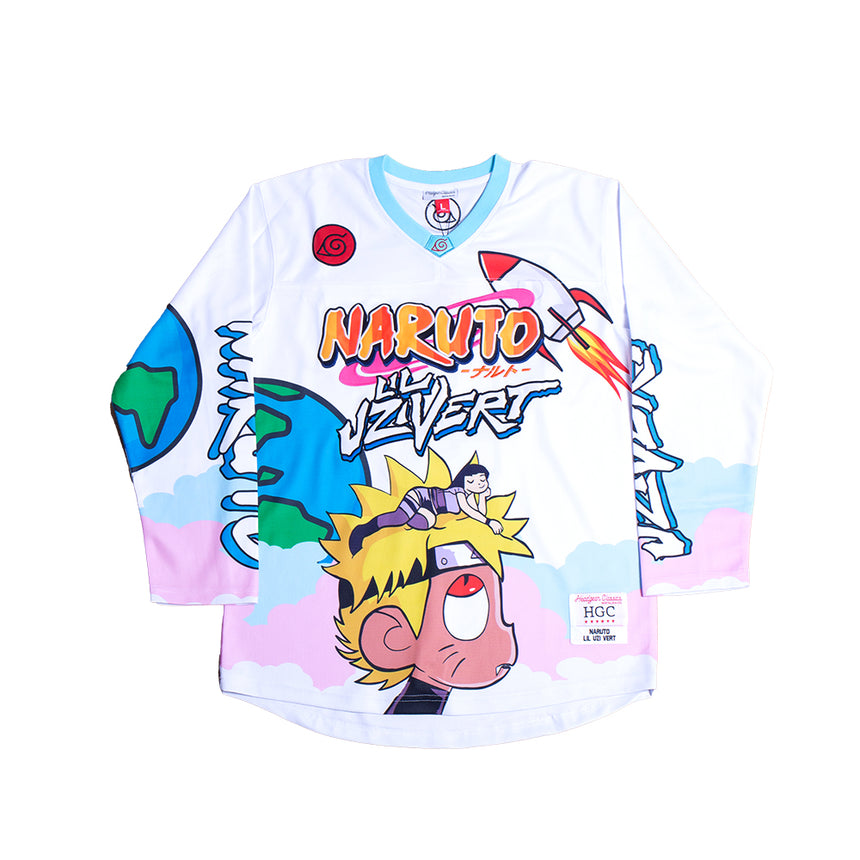 NARUTO X UZI VERT  YOUTH AWAY HOCKEY JERSEY