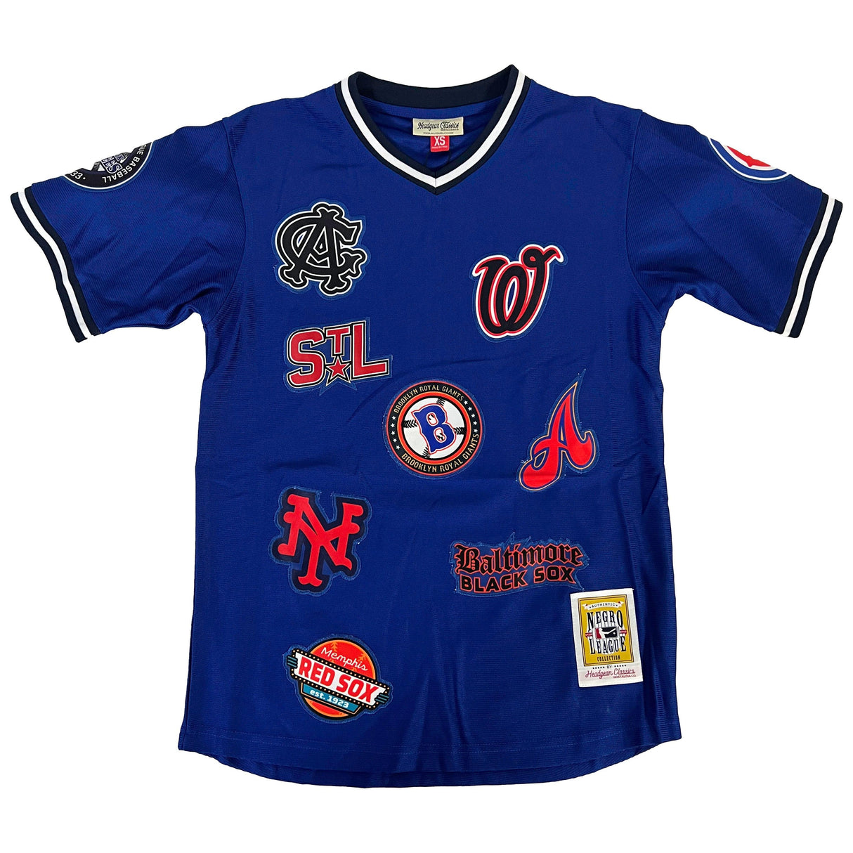 NERGO LEAGUE PULLOVER COLLAGE BASEBALL JERSEY - Allstarelite.com