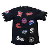 NERGO LEAGUE PULLOVER COLLAGE BASEBALL JERSEY - Allstarelite.com