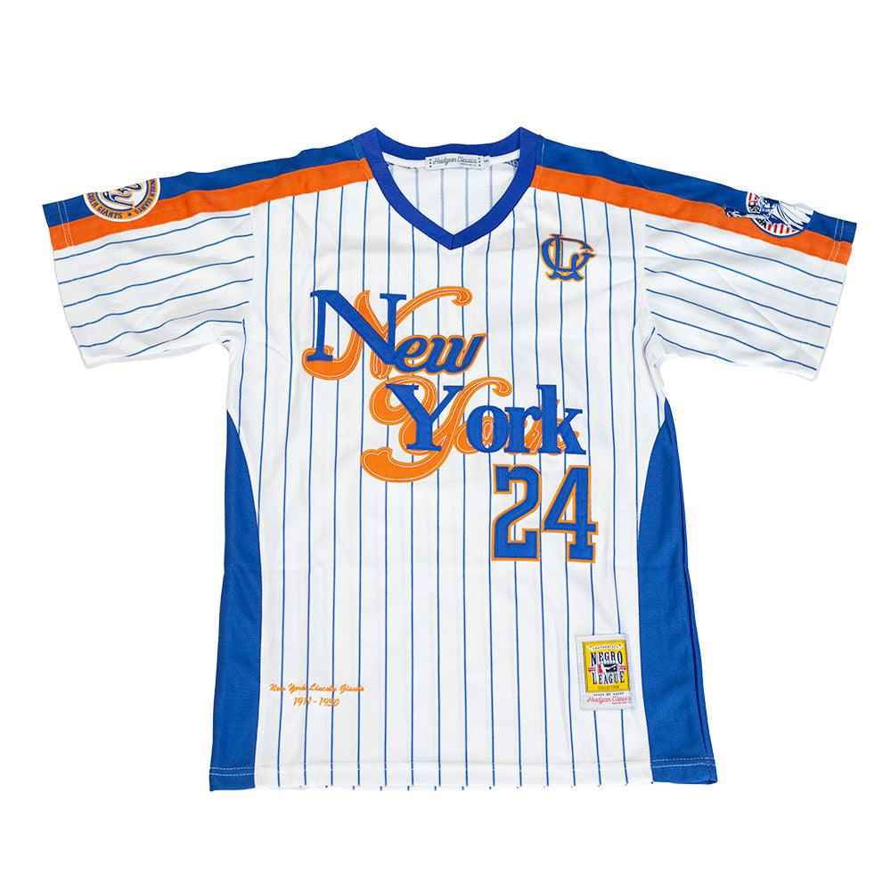 NEW YORK LINCOLN GIANTS STRIPED BASEBALL JERSEY - Allstarelite.com