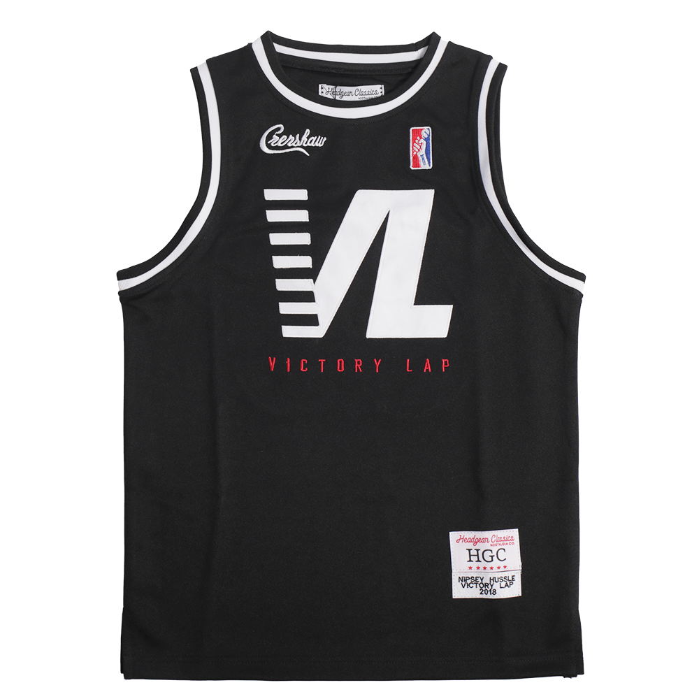 NIPSEY HUSSLE VICTORY LAP BASKETBALL JERSEY BLACK – Allstarelite.com