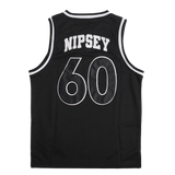 NIPSEY HUSSLE VICTORY LAP BASKETBALL JERSEY BLACK - Allstarelite.com