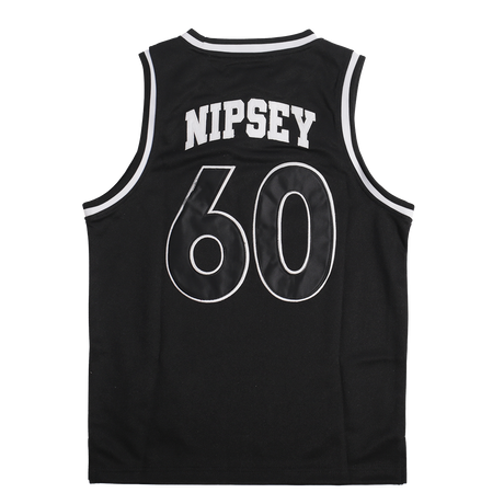 NIPSEY HUSSLE VICTORY LAP BASKETBALL JERSEY BLACK - Allstarelite.com