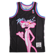 PINK PANTHER MIAMI BASKETBALL JERSEY BLACK - Allstarelite.com