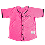 PINKYS RECORDS BASEBALL JERSEY PINK - Allstarelite.com