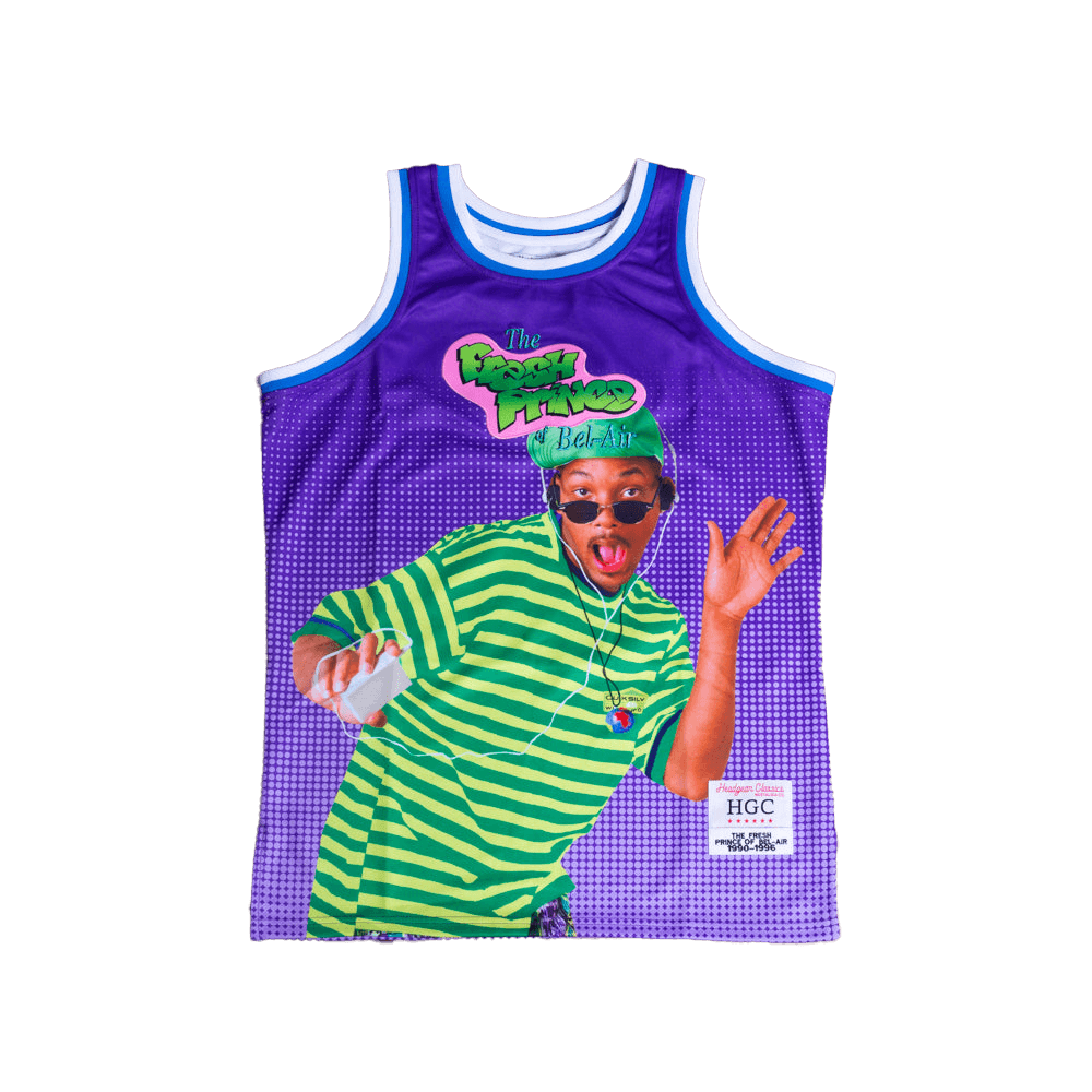 FRESH PRINCE CAST BASKETBALL JERSEY PURPLE