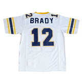 TOM BRADY PADRES WHITE HIGH SCHOOL FOOTBALL JERSEY WHITE - Allstarelite.com