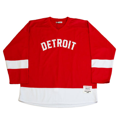 TUPAC DETROIT HOCKEY JERSEY IN RED/WHITE - Allstarelite.com