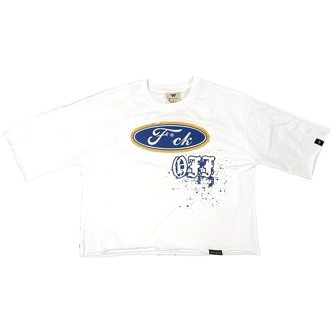 WATSON FCK OFF T-SHIRT (WHITE)