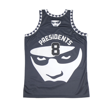 WHITE DEAD PRESIDENTS BASKETBALL JERSEY - Allstarelite.com