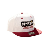 MARTIN CAST WHITE SNAPBACK