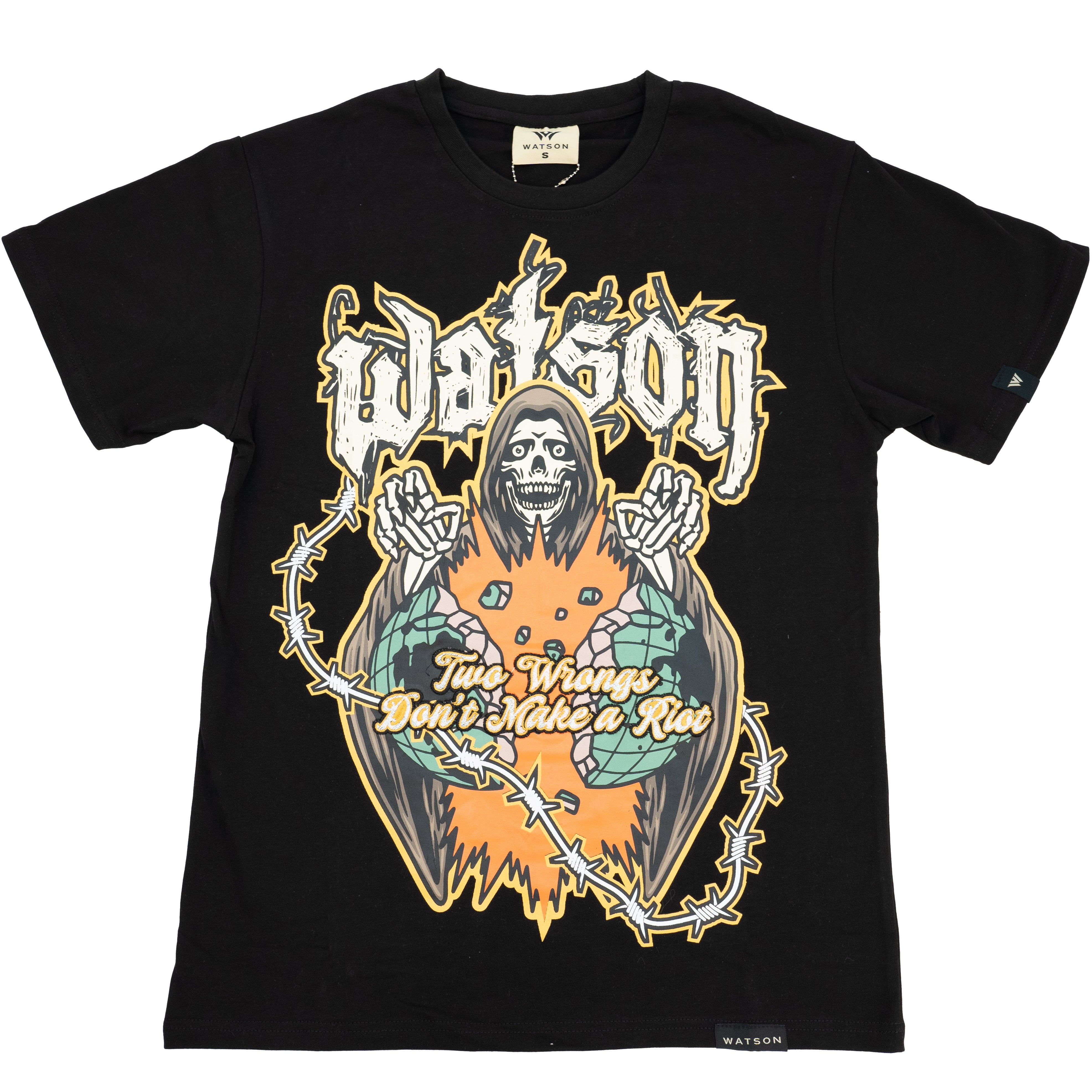 WATSON RIOTS ON ROULETTE TSHIRT (BLACK) – Allstarelite.com