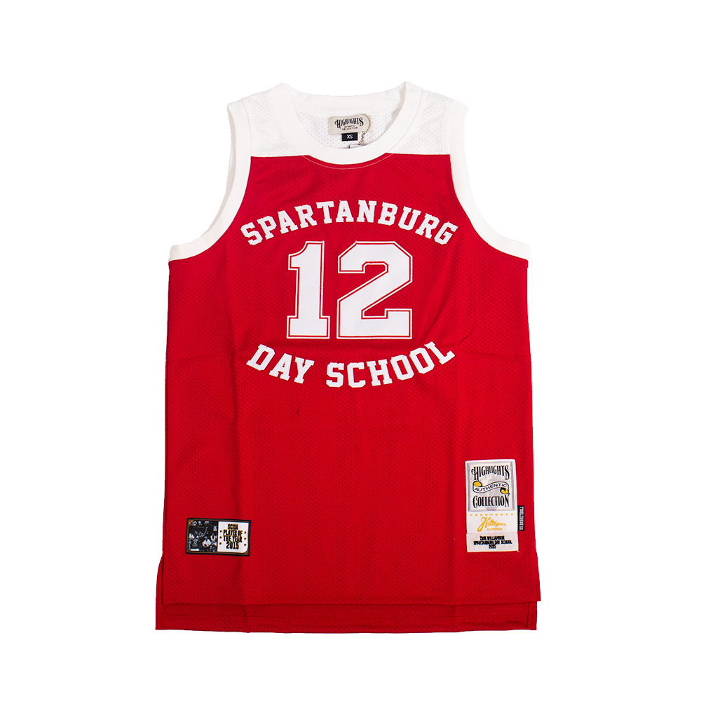 ZION WILLIAMSON RED HIGH SCHOOL BASKETBALL YOUTH JERSEY - Allstarelite.com